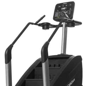 Adjustable Resistance Electric Steel Stair Climber Exercise Machine with Heart Rate Monitor