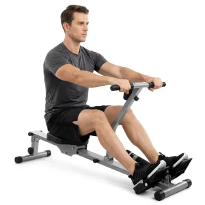 Adjustable Resistance Indoor Rowing Machine with Comfortable Seat