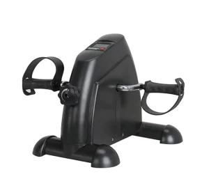 Adjustable Resistance Mini Exercise Bike Pedal Exerciser for Arm and Leg Rehabilitation with LCD Display