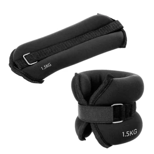 Adjustable Reusable Unisex Ankle & Wrist Weights Set, 1kg to 3kg, for Running & Athletics