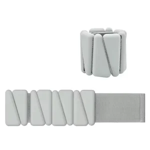 Adjustable Silicone Ankle Wrist Weights Set Soft Removable Cuffs Strength Training for Men Women Home Gym