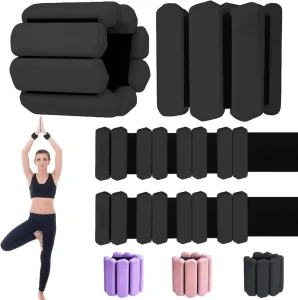 Adjustable Silicone Ankle and Wrist Weight Bracelet for Men and Women Workout Running Fitness Yoga Pilates