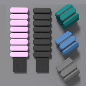 Adjustable Silicone Ankle and Wrist Weights, Custom Logo Weighted Bracelet for Home Workouts
