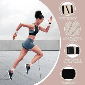 Adjustable Silicone Ankle and Wrist Weights Set for Yoga, Dance, Pilates, Swimming, Cardio, and Aerobics