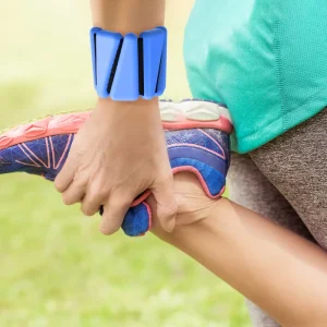Adjustable Silicone Ankle and Wrist Weights for Yoga and Pilates