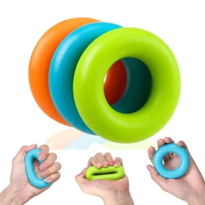 Adjustable Silicone Hand Expander Grip Ring Finger Stretcher Forearm Wrist Trainer Double Strength Elastic