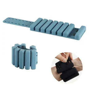 Adjustable Silicone Wrist and Ankle Weight Bracelets for Yoga and Pilates