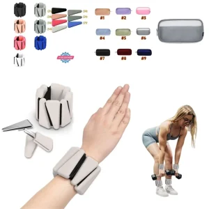 Adjustable Silicone Wrist and Ankle Weights 1lb 2lb 4LB