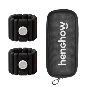 Adjustable Silicone Wrist and Ankle Weights for Women and Men Workout Running Walking Yoga Dance Pilates