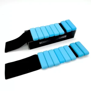 Adjustable Silicone Wrist and Ankle Weights for Yoga, Pilates, Running, and Fitness
