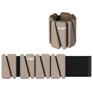 Adjustable Silicone Wrist and Ankle Weights for Yoga and Fitness