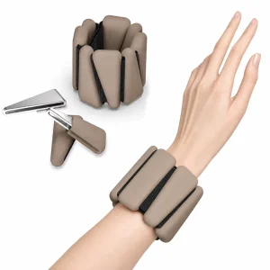 Adjustable Silicone Wrist and Ankle Weights with Iron Core