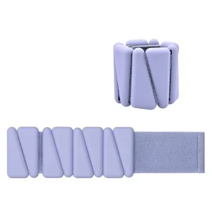 Adjustable Silicone and Iron Wrist and Ankle Weights for Women, Pilates and Gym Fitness