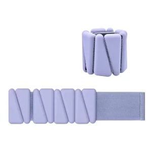 Adjustable Silicone and Steel Ankle and Wrist Weights for Yoga Fitness and Gym Exercise