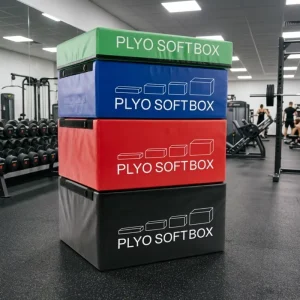 Adjustable Soft Foam Plyometric Jump Box Set Anti-Slip for Home Gym Box Jump Training