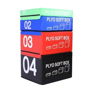 Adjustable Soft Foam Plyometric Jump Box for Home Use