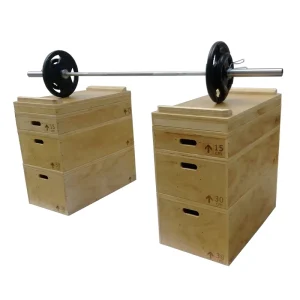 Adjustable Stacked Wooden Jerk Box Set