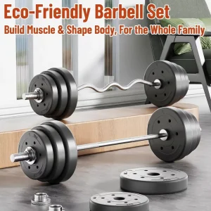 Adjustable Stainless Steel 7ft Barbell 20kg 1500lb Capacity Needle Bearing Commercial Gym Lock Collars