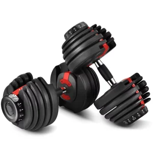 Adjustable Stainless Steel Dumbbell Set 525 lb 24 kg for Men’s Home Workouts