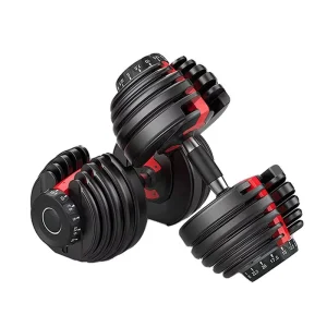 Adjustable Steel Dumbbell Set 24KG 40KG Quick-Change for Home Gym Strength Training