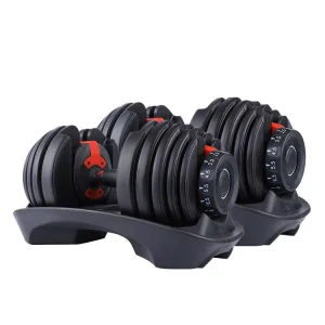 Adjustable Steel Dumbbell Set 90 lb