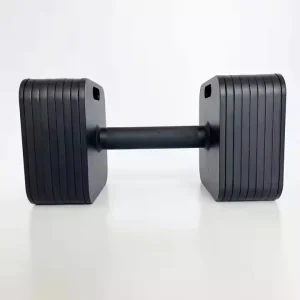 Adjustable Steel Dumbbell Set Quick-Lock Square 20kg 36kg Non-Slip Black