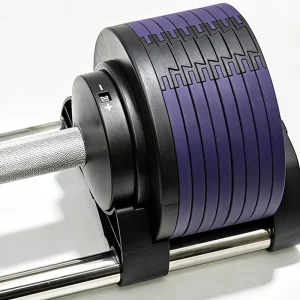 Adjustable Steel Dumbbell Set with Anti-Slip Design, 2 kg Increment Weight Plates