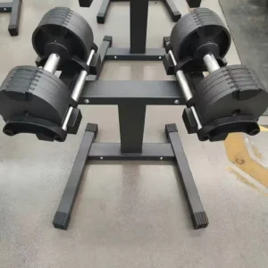 Adjustable Steel Dumbbells Home Gym Fitness Equipment 41.5kg Capacity Durable Smart Design Custom Color Logo Unisex JY