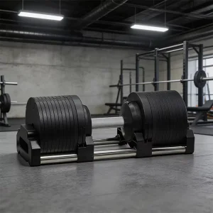 Adjustable Steel Dumbbells for Home Gym Use