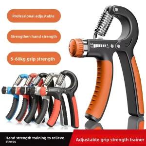 Adjustable Steel Hand Gripper Finger Exercise Strength Training Arm Exerciser for Muscle and Wrist Rehabilitation Office Pull-Up