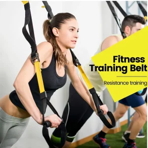 Adjustable Suspension Training Strap with Yoga Strap and Wall Mount