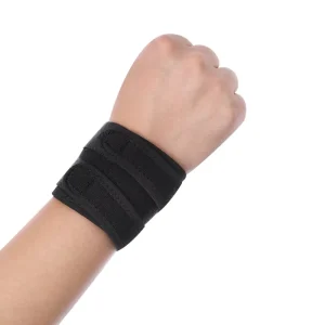 Adjustable Thin Neoprene Compression Wrist Support Band for Badminton and Fitness