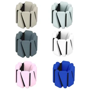 Adjustable Triangle Ankle and Wrist Weights 2Ib Pair Waterproof Silicone Bracelet