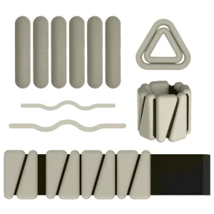 Adjustable Triangle Silicone 1LB 2LB 4LB/Pair Waterproof Ankle and Wrist Weights