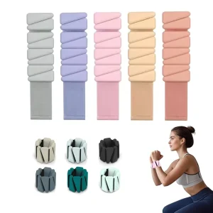 Adjustable Triangle Silicone Wrist and Ankle Weights for Yoga and Fitness Training
