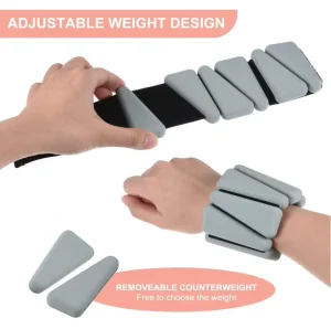 Adjustable Triangle Velcro Wrist Weight Bracelet for Arm Strength Training