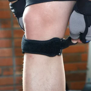 Adjustable Unisex Knee Strap Brace with Patella Stabilizer for Running and Fitness