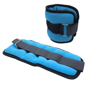 Adjustable Unisex Neoprene Iron Sand Ankle, Wrist & Arm Weights 500g-2000g for Swimming Walking Running