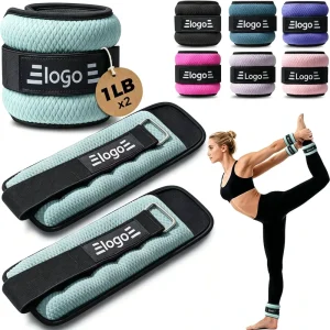 Adjustable Wearable Ankle and Wrist Weights Set for Pilates Walking Running and Home Workouts