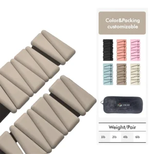 Adjustable Wearable Sandbag Arm, Leg, Wrist, and Ankle Weight Set 1 lb 2 lb 4 lb