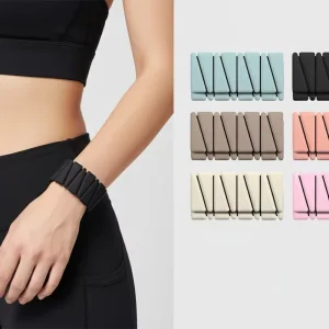 Adjustable Wearable Triangle Silicone Ankle and Wrist Weights for Yoga Pilates