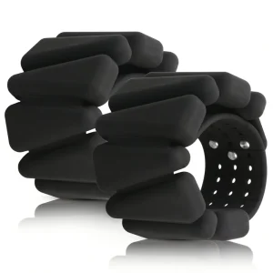 Adjustable Wearable Wrist & Ankle Weights, 2 lb/4 lb, for Yoga, Dance, Barre, Pilates, Aerobics, and Walking
