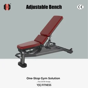 Adjustable Weight Bench Multi Position Seat Backrest Thick Cushion Reinforced Frame