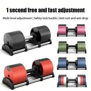 Adjustable Weight Fitness Set with Cast Iron Steel Dumbbells 16kg 20kg 24kg 36kg 40kg