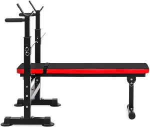 Adjustable Weight Lifting Bench, Multi-Use Foldable Gym Bench