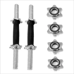 Adjustable Weight Standard Threaded Dumbbell Handle for Home Gym Training