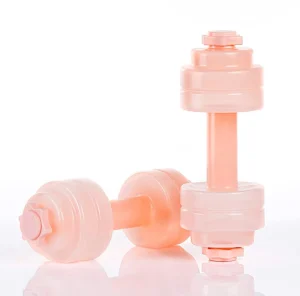 Adjustable Weight Water Filled Dumbbells 2 Pack Plastic Dumbbells