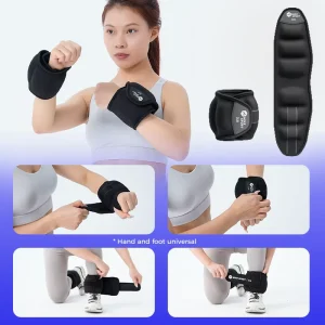 Adjustable Weighted Straps with Detachable Iron Sand Weights for Workout and Diving
