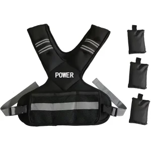 Adjustable Weighted Vest, 4-10 lb, 11-20 lb, 20-32 lb