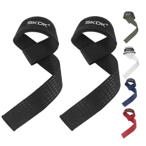 Adjustable Weightlifting Wrist Straps for Bodybuilding Powerlifting Strength Training Deadlifts